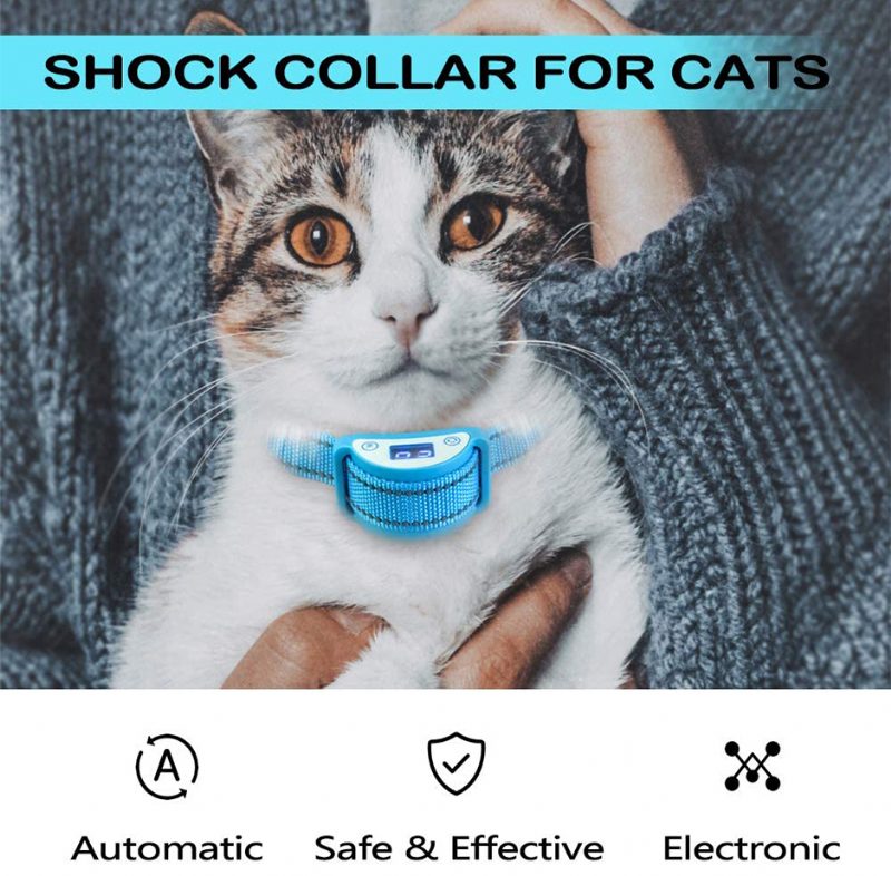 Cat Shock Kaulapanta Automaattinen Meowing Preventer Trainer