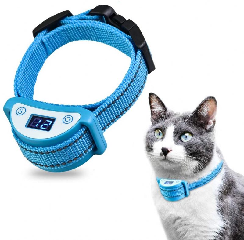 Cat Shock Kaulapanta Automaattinen Meowing Preventer Trainer