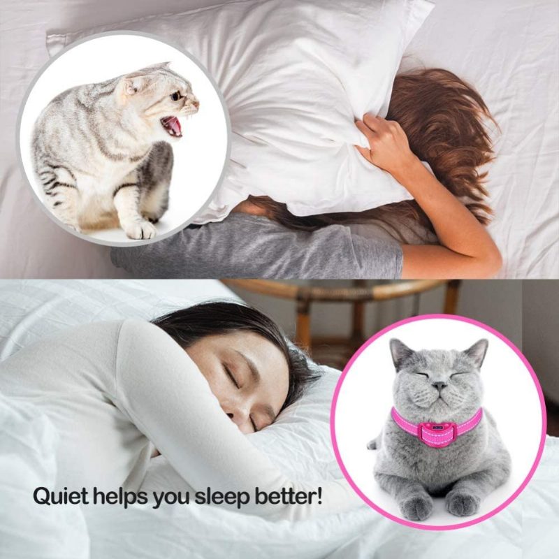 Cat Shock Kaulapanta Automaattinen Meowing Preventer Trainer