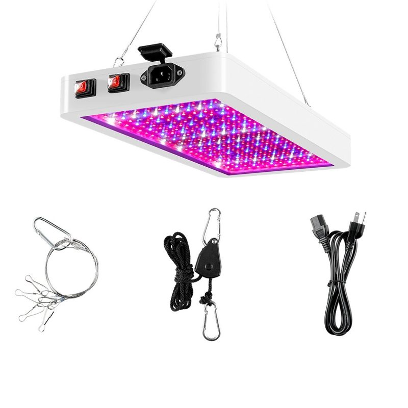 110v ~ 220v 216/312led Grow Light Plant Lamp Panel Täysi Spektri Sisätilojen Hydroponisille Kukille