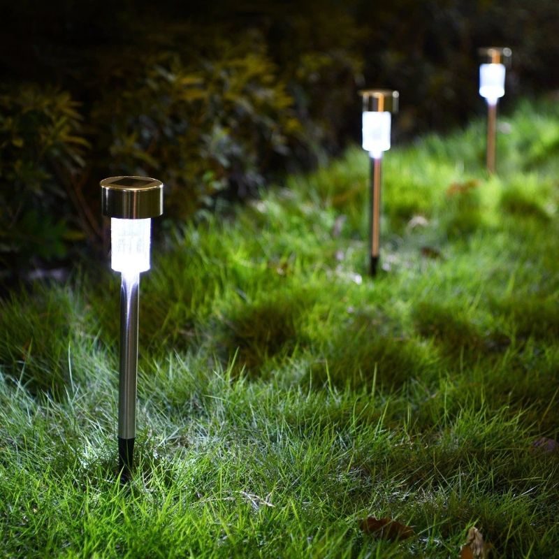 12 Solar Pathway Lights Outdoor Garden