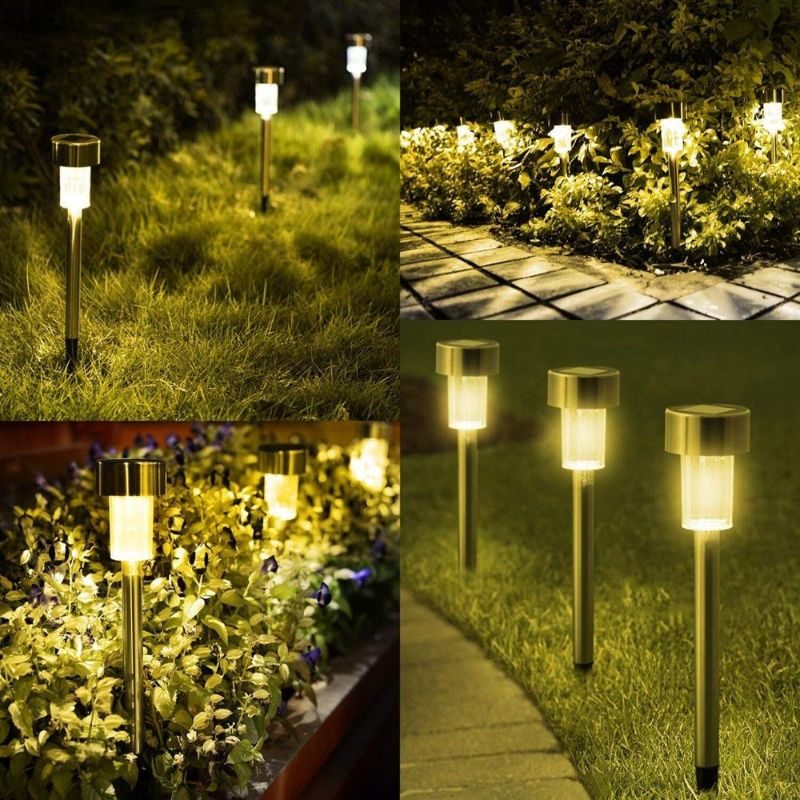 12 Solar Pathway Lights Outdoor Garden