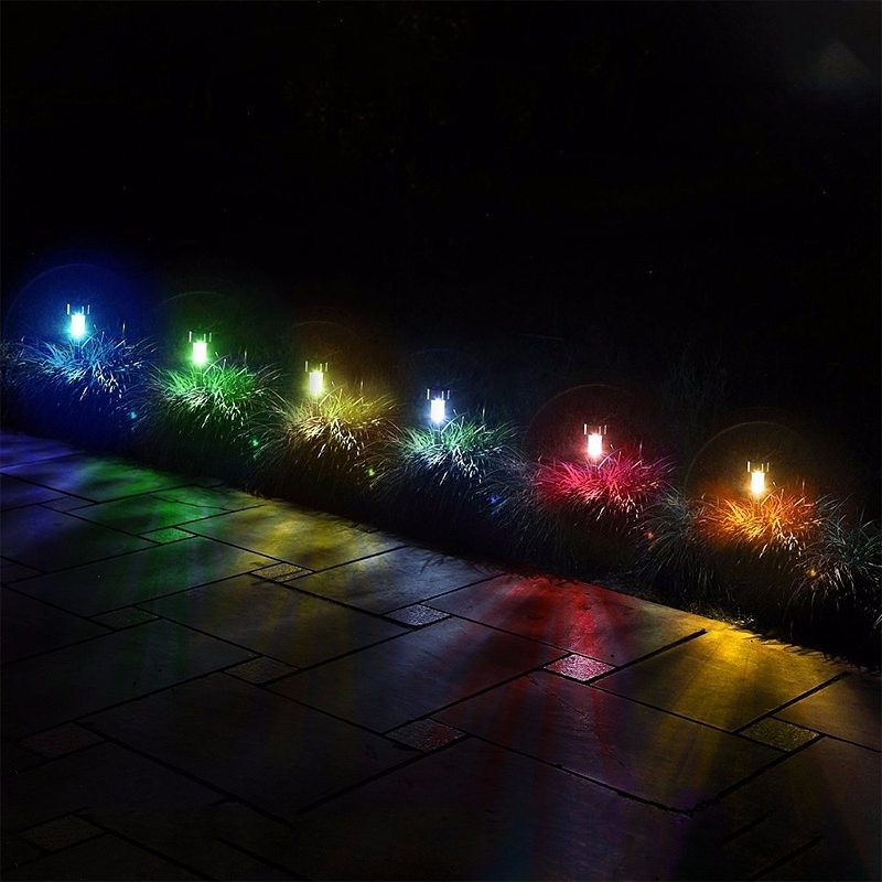 12 Solar Pathway Lights Outdoor Garden