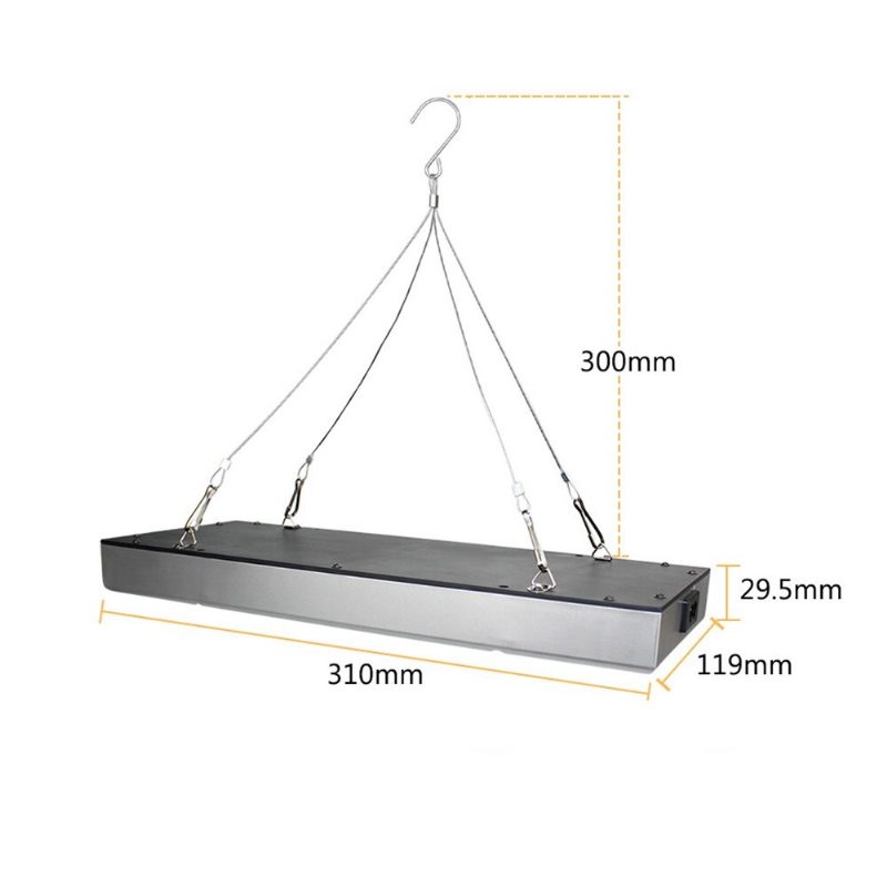 12w 2835 Smd 75led:tä Kasvavaa Valoa Täyden Spektrin Fytolamppu Kasveille Vihannesten Taimien Ac85-265v Eu/us-pistokkeella