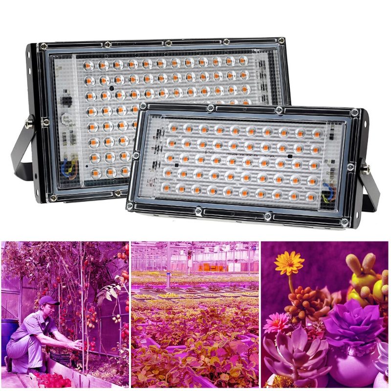 220v Led Grow Light Phytolamp Kasvit Täysspektri Led Valonheitin Kukat Taimet Kasvien Kasvatus Kasvivalaisin