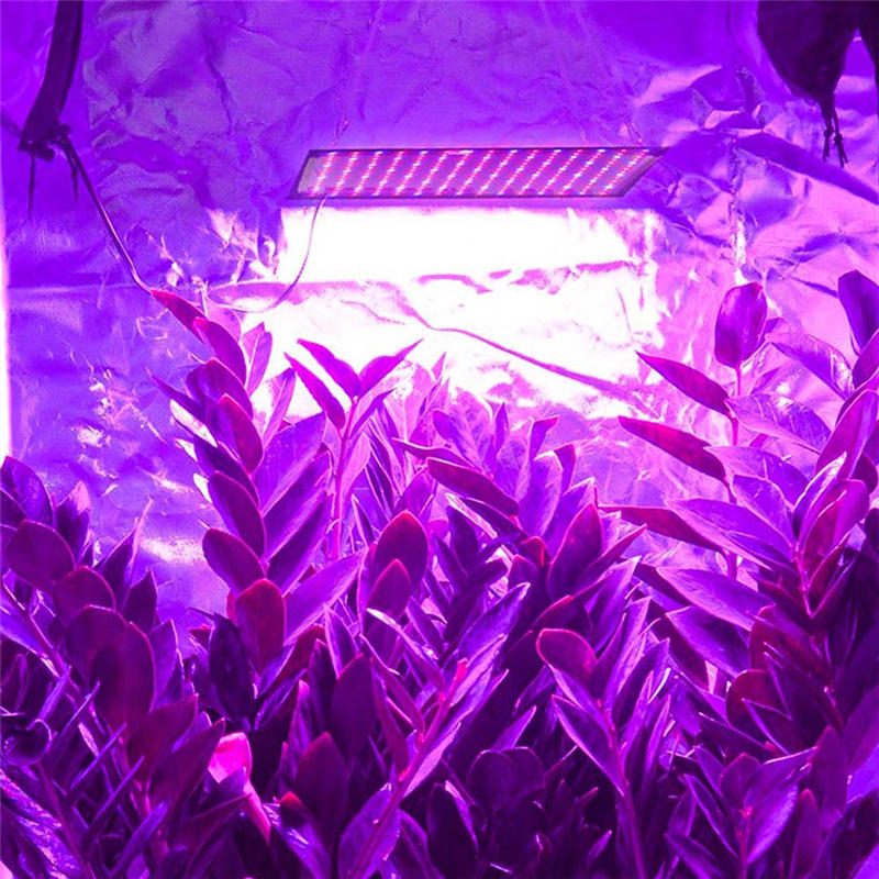 225 Led Grow Light Lamppu Täysspektrin Ultraohut Paneeli Sisäkasvikasvi Kukka