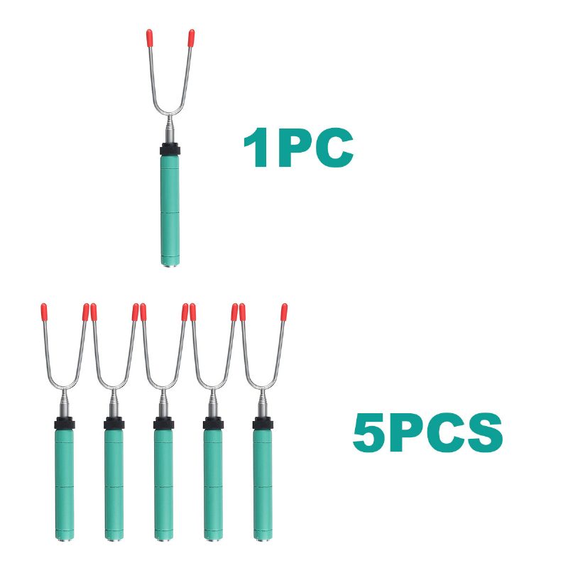 5-20 Kpl 34 Tuuman Teleskooppinen Bbq-haarukka Bbq-paistitikku Vartaashaarukka Bbq-työkalu