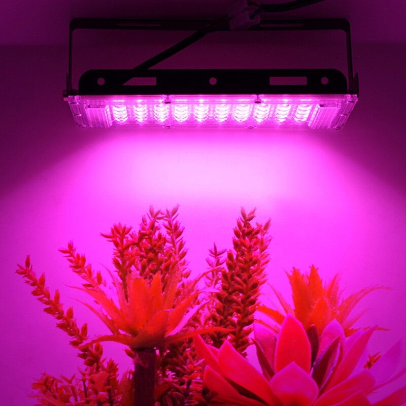 50/96 Led Grow Light Täyden Spektrin Kasvihuonekasvit Vihannes Kukka Hydroponics Ip65 Vedenpitävä Lamppu