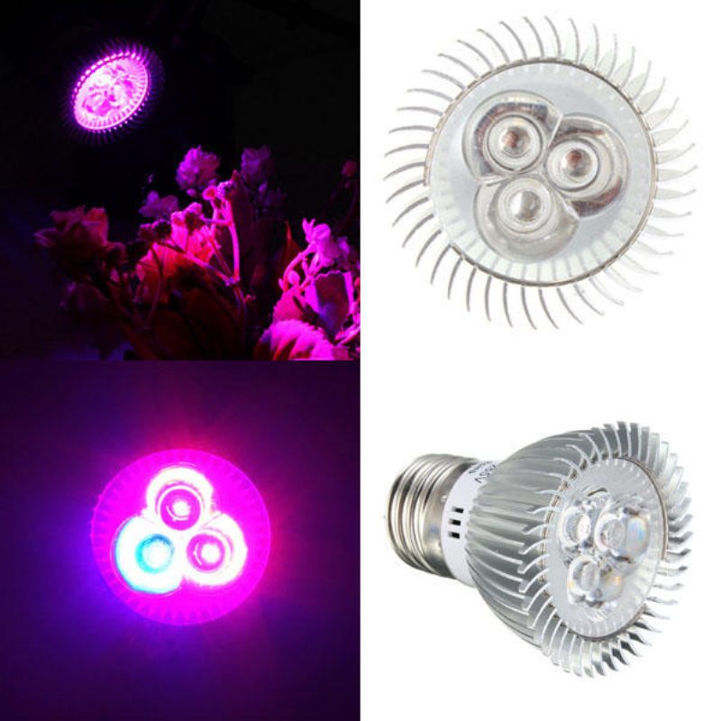 6w E27 Punainen + Sininen Led Plant Grow Light Lamp Flower Hydroponic Globe Polttimo 85-265v