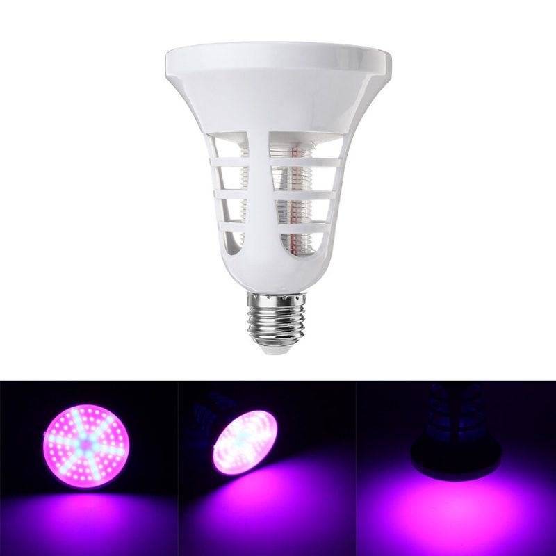 8w E27 Led Mosquito Killer Lamp Fly Bug Hyönteisten Karkottava Lamppuvalo Sisätiloihin Ac110v/220v