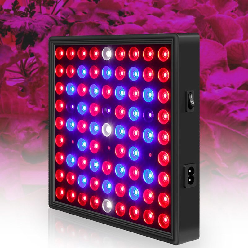 91/169led Grow Light Kasvinviljelylamppu Kiinnikkeellä Sisäkasveille Vihannes Ac85-265v