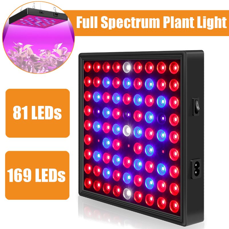 Ac110-240v Led Grow Light Täyden Spektrin Kasvilamppu Sisätilojen Hydroponisiin Kasviskukkiin