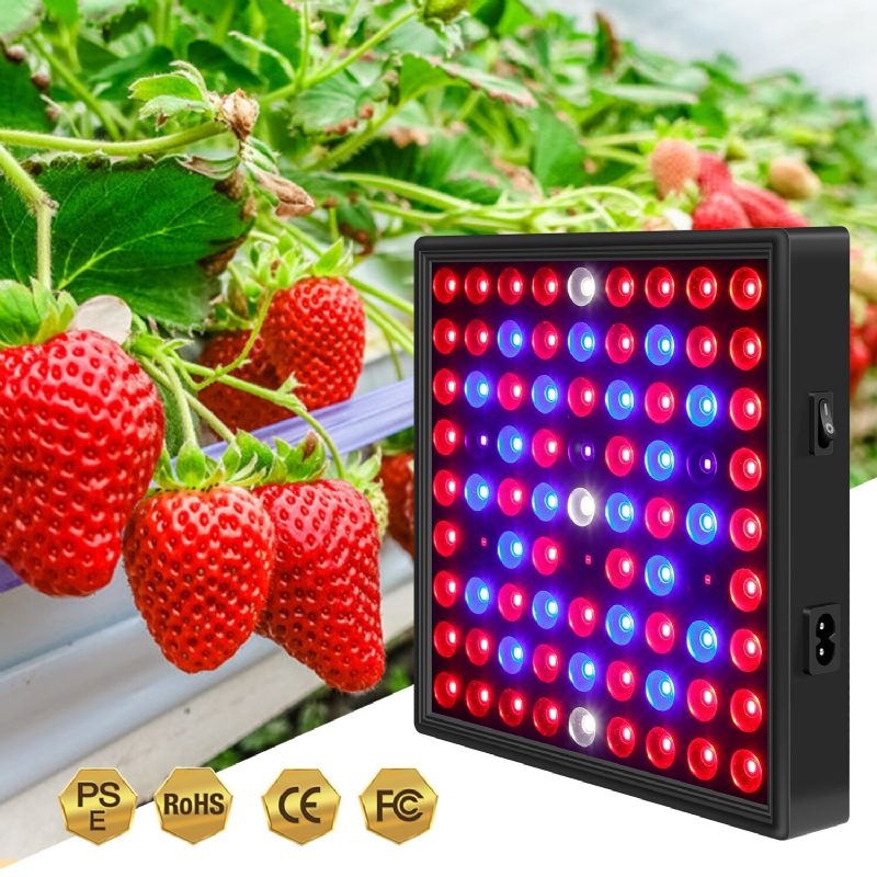 Ac85v~265v 81led/169led Täysspektri Grow Light -kasvivalo Ripustussarjalla Kasvihuonetiloihin