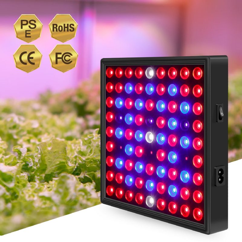 Ac85v~265v 81led/169led Täysspektri Grow Light -kasvivalo Ripustussarjalla Kasvihuonetiloihin