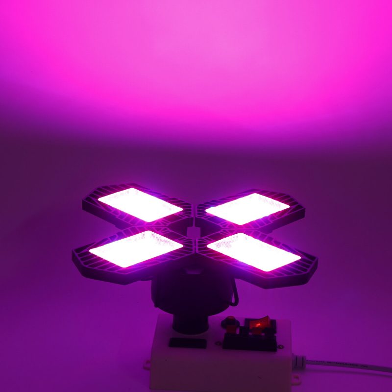 E26/e27 132led Grow Light 2835 Full Spectrum 4 Blade Hydroponic Plant Veg Kukkalamppu Ac85-265v