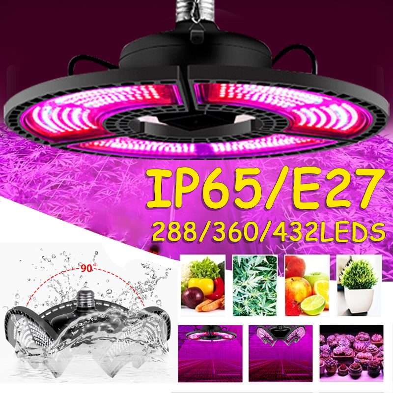 E27 Led Grow Light Täysspektri Hydroponinen Lamppu Sisäkasvien Kukkaviljelyyn Ac100-277v