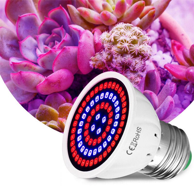 E27 Led-kasvien Kasvuvalo 48/60/80 Led-sisätilojen Hydroponiset Kukat Taimet Kasvaa Valolamppu Lamppu Vihanneskukinta-sisäkasveille