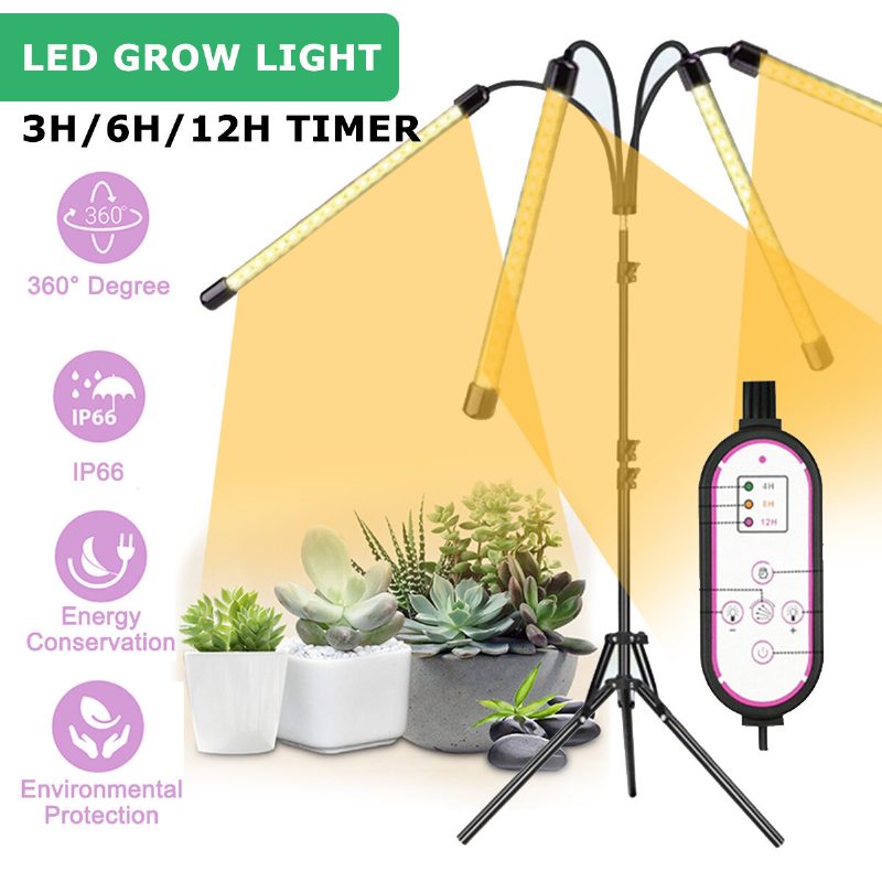 Led Grow Light Jalustakasvien Kasvatuslamppujen Valot Jalustalla Sisäkasveille