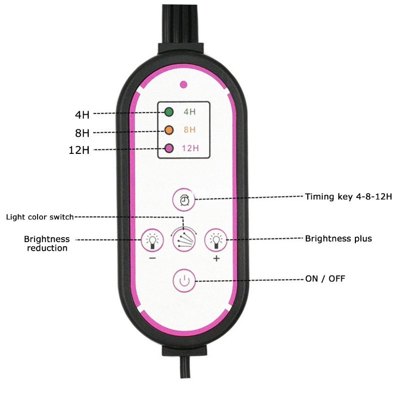 Led Grow Light Jalustakasvien Kasvatuslamppujen Valot Jalustalla Sisäkasveille