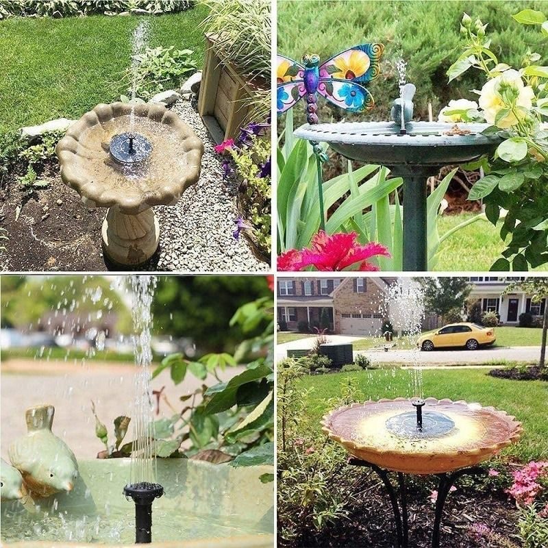 Mini Solar Water Fountain Pool Pond Waterfall