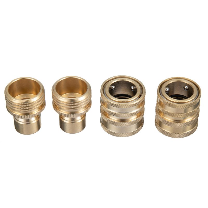 Puutarhaletku 3/4 Tuumaa Ght Cokden Solid Brass Quick Connect Kit Kastelu Outdoor Home