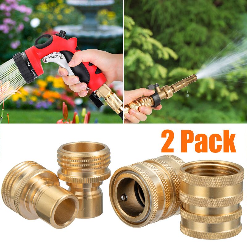 Puutarhaletku 3/4 Tuumaa Ght Cokden Solid Brass Quick Connect Kit Kastelu Outdoor Home