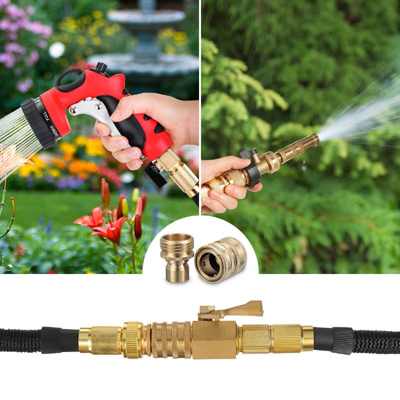 Puutarhaletku 3/4 Tuumaa Ght Cokden Solid Brass Quick Connect Kit Kastelu Outdoor Home