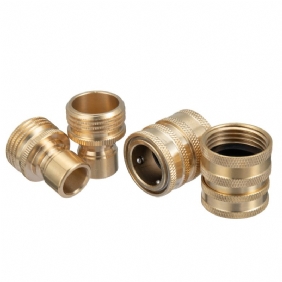 Puutarhaletku 3/4 Tuumaa Ght Cokden Solid Brass Quick Connect Kit Kastelu Outdoor Home