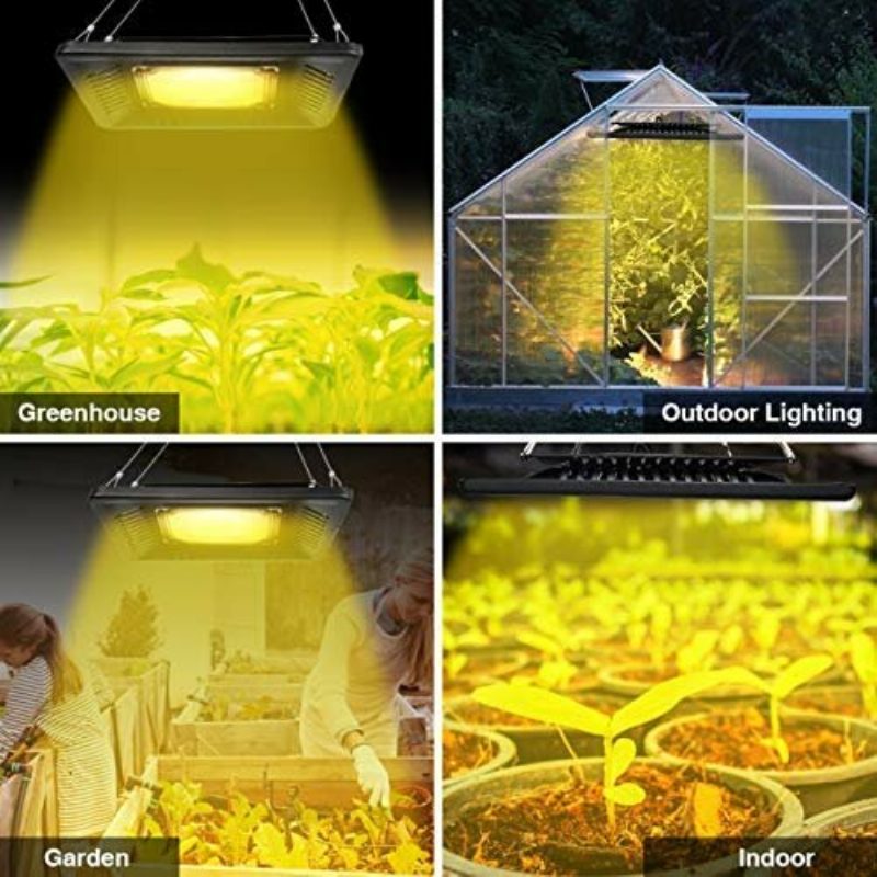 Relassy 150 W:n Vedenpitävä Kasvivalo Ulkokäyttöön Auringonkaltainen Led Grow Lightfull Spectrum Cob Led -lamppu Ilman Melua Erittäin Ohut Lämmönpoisto Taimien Kasvattamiseen Kukkiviin Hedelmiin