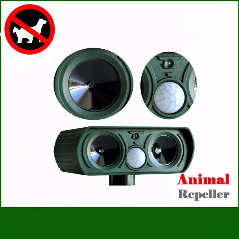 Ultrasonic Solar Power Pest Animal Repeller Kissakoira Bird Mouse Fox