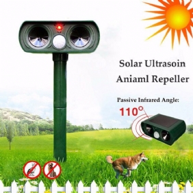 Ultrasonic Solar Power Pest Animal Repeller Kissakoira Bird Mouse Fox