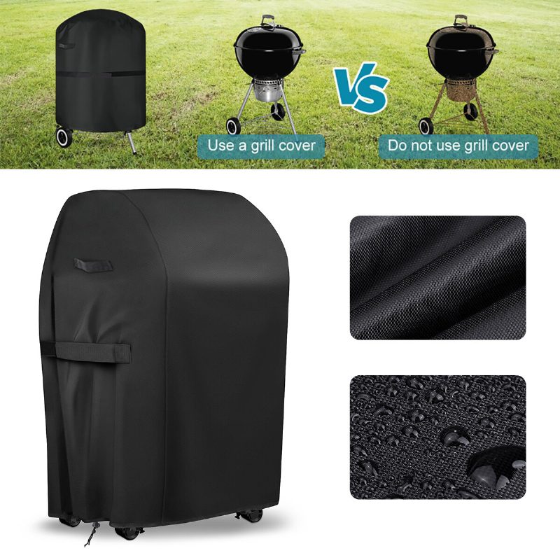 Nasum Grill Cover Hiili Grillin Päälliset Vedenpitävät Heavy Duty 600d Bbq Vedenkeittimen Kansi Grilliin