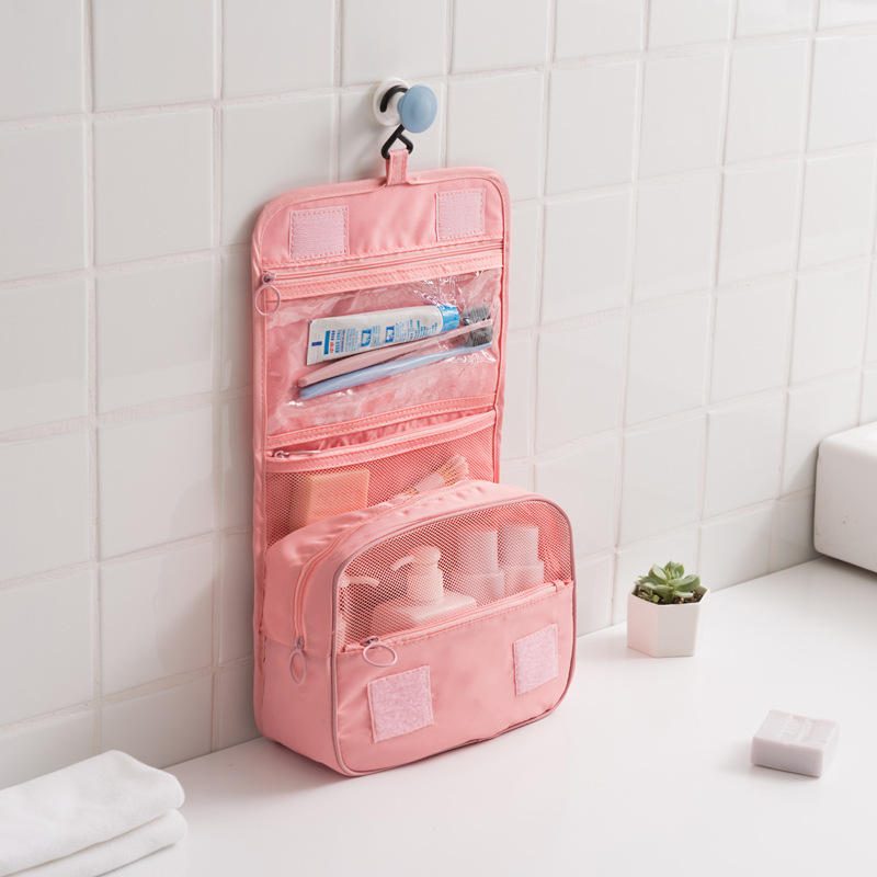 Riippuva Hygienialaukku Travel Organizer Wash Make Up Kosmetiikkalaukkukotelo Naisille Miesten Hygieniatarvikesarja Cosm