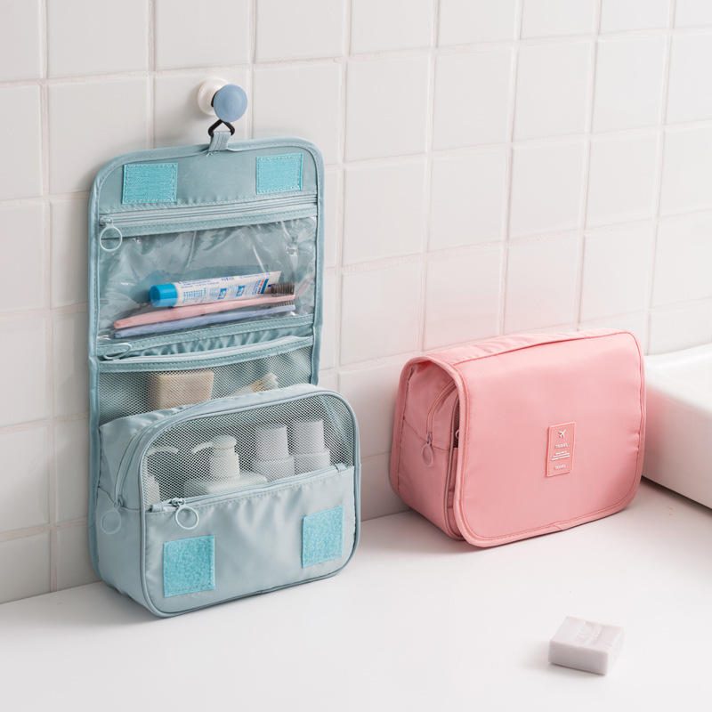 Riippuva Hygienialaukku Travel Organizer Wash Make Up Kosmetiikkalaukkukotelo Naisille Miesten Hygieniatarvikesarja Cosm