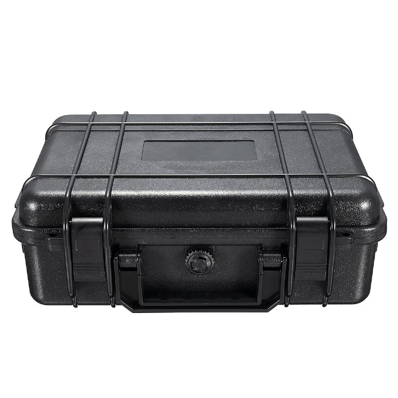 Vedenpitävä Hard Carry Tool Case Laukku Säilytyslaatikko Kameravalokuvaus Sienellä 180*120*50mm