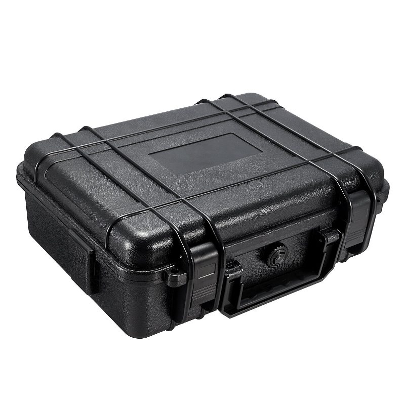 Vedenpitävä Hard Carry Tool Case Laukku Säilytyslaatikko Kameravalokuvaus Sienellä 180*120*50mm