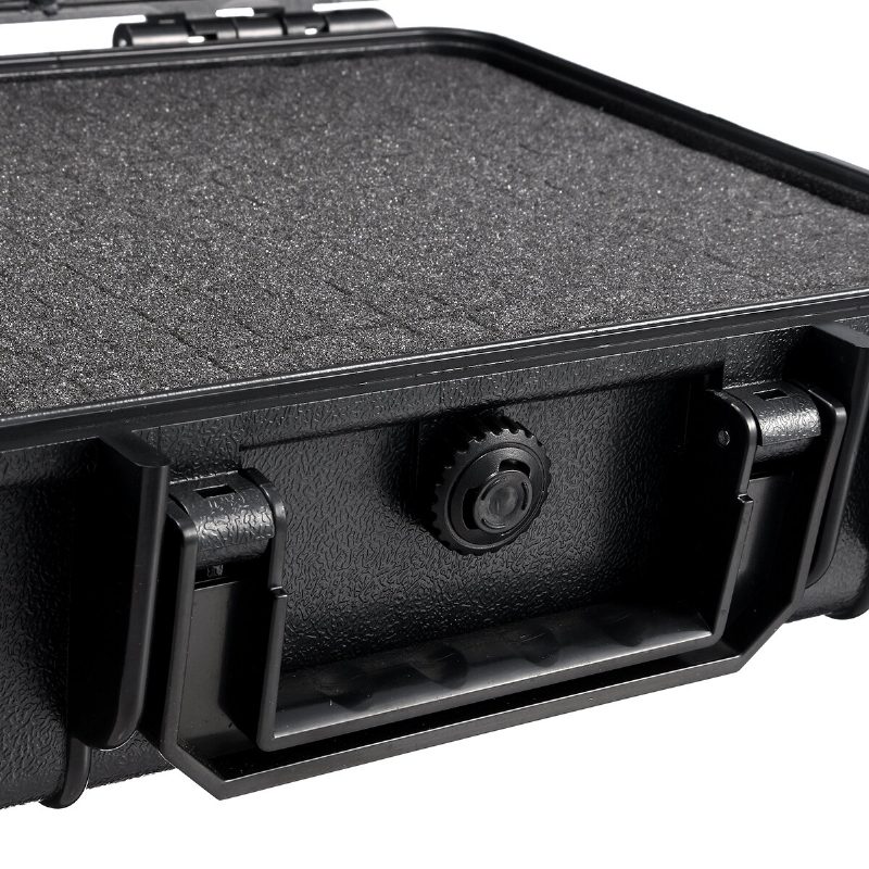 Vedenpitävä Hard Carry Tool Case Laukku Säilytyslaatikko Kameravalokuvaus Sienellä 180*120*50mm