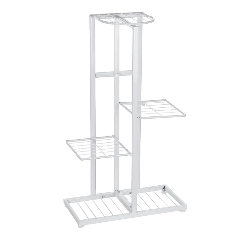 4/6 Kerrosta Kasvien Kukkateline Metallinen Kukkaruukkuhylly Puutarhateline Kirjahylly Esittelytelineen Pidike Kotitoimiston Koristeet