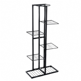 4/6 Kerrosta Kasvien Kukkateline Metallinen Kukkaruukkuhylly Puutarhateline Kirjahylly Esittelytelineen Pidike Kotitoimiston Koristeet