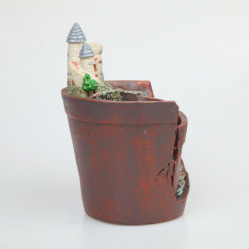 Mini Plant Pot Creative Desktop Sisustus Pohjoismainen Pyöreä Kynäpidike Pöytäkoneen Tarvikkeet Hartsi