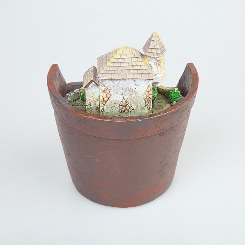 Mini Plant Pot Creative Desktop Sisustus Pohjoismainen Pyöreä Kynäpidike Pöytäkoneen Tarvikkeet Hartsi