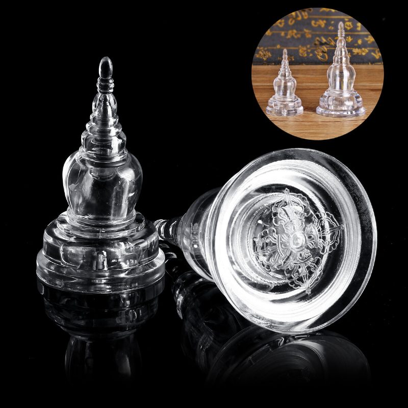 Akryylikirkas Tiibet Tiibetin Buddhalainen Mikky Crystal Stupa Tower