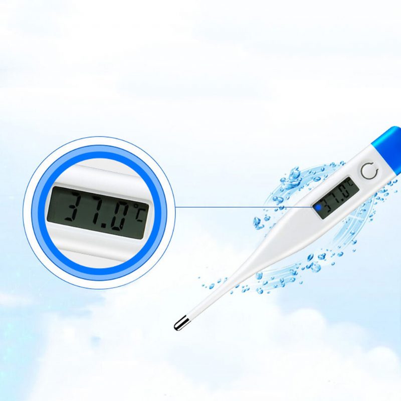 Digitaalinen Suullinen Lcd-lämpömittari °c / °f Aikuiset Lapset Kehonlämpötilamittarin Mittauslaite Näyttö Lämpömittarin Lämpötilan Mittaus