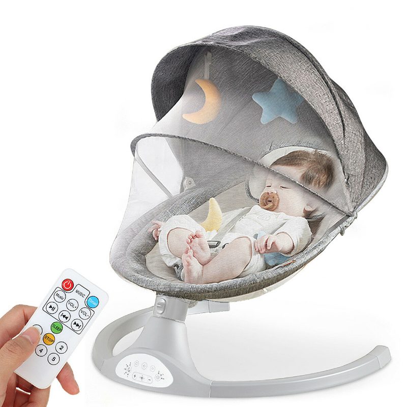 Kimbosmart Baby Swing Bouncer Tuoli Monitoiminen Musiikki Electric Aktiviteetit Rocker