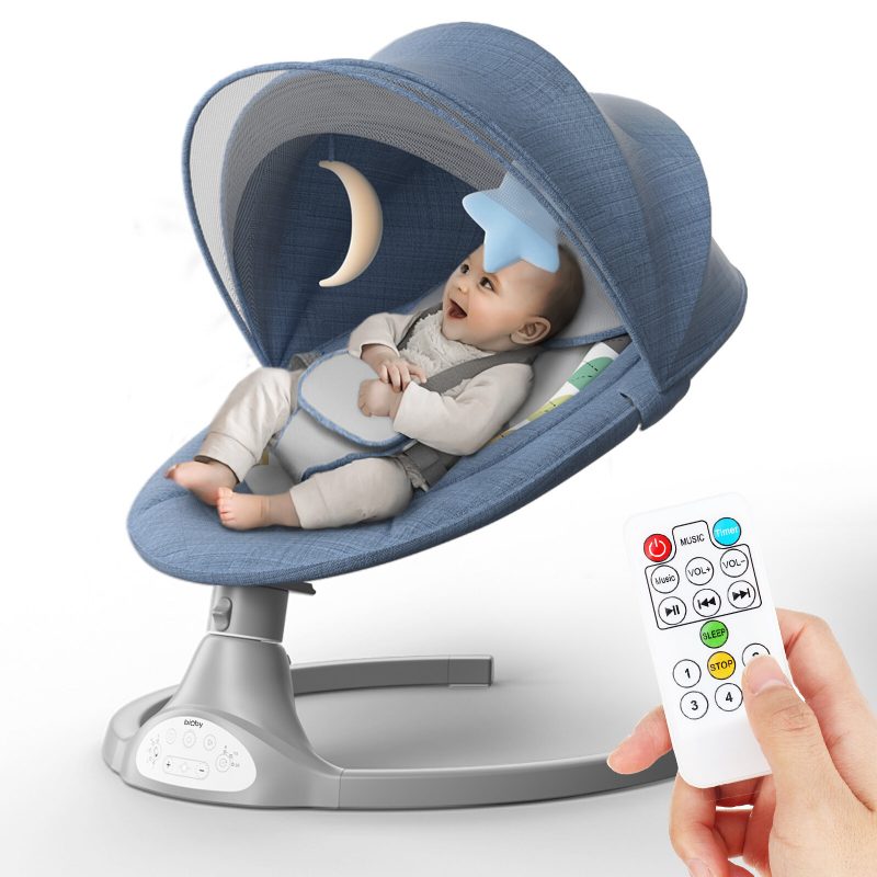 Kimbosmart Baby Swing Bouncer Tuoli Monitoiminen Musiikki Electric Aktiviteetit Rocker