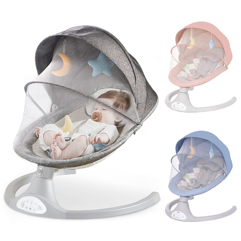 Kimbosmart Baby Swing Bouncer Tuoli Monitoiminen Musiikki Electric Aktiviteetit Rocker