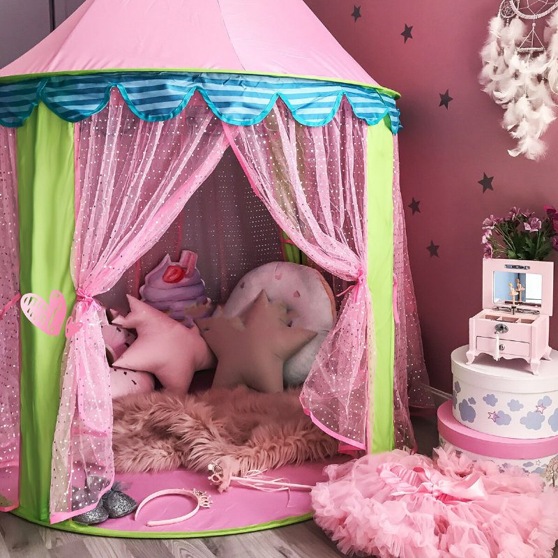 Lapset Teepii Leikkiteltta Princess Castle Girls Playhouse Indoor