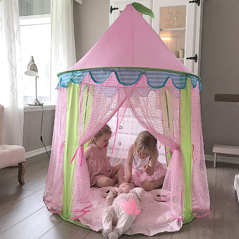 Lapset Teepii Leikkiteltta Princess Castle Girls Playhouse Indoor