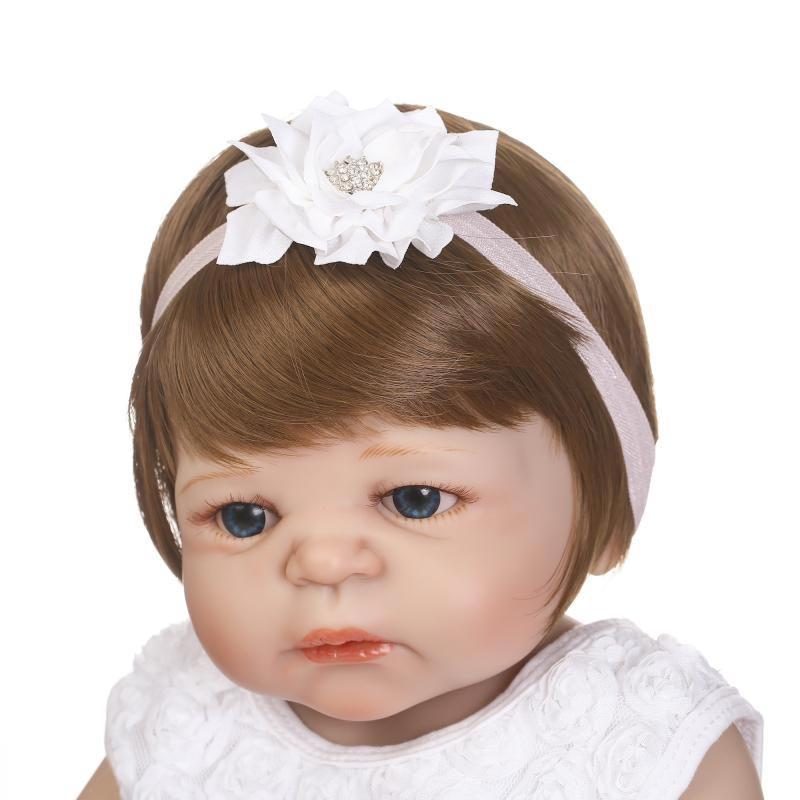 Npk 22 Tuuman Reborn Baby Doll Realistinen Elävä Tyttönukke Vinyyli Leikkitalon Lelu