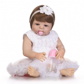 Npk 22 Tuuman Reborn Baby Doll Realistinen Elävä Tyttönukke Vinyyli Leikkitalon Lelu